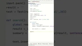 How to make simple Wikipedia search app with tkinter in python SingleCODE