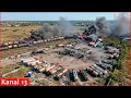 Operation Hell-2 Ukrainian Azov fighters destroyed dozens of Russian fuel tanks in the Donetsk