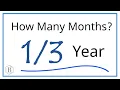 How Many Months Is of a Year