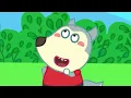 Pink vs Blue Family Swim Race Challenge with Lycan 🐺 Funny Stories for Kids @LYCAN1-d2g
