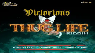 victorious thug life riddim mix t100 records vybz kartel shawn storm savage savo 