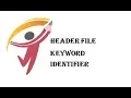 Header Files Keyword Identifier ITP Programming In C LECT 4