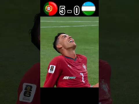 Portugal Thrash Uzbekistan World Cup 2026🔥😱