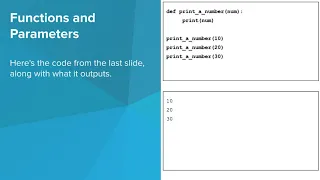 Intro Python - Functions and Parameters