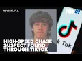 Motorcyclist posts high speed chase to TikTok which leads to his arrest