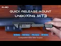 Unboxing the MT3 Quick Release Mount with M6 Screws | Compatible with Rifle Scopes