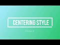 How to center elements and text with CSS vertically