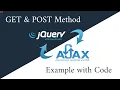 AJAX call in jQuery get and post method ajax call in PHP using jQuery ajax call with example