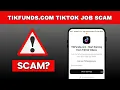 TikFunds com Review - Fake TikTok Job SCAM Exposed