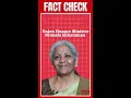 Nirmala Sitharaman | Digitally Altered Video of FM Sitharaman Promotes Fake Investment Scheme