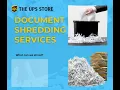 Shredding Services