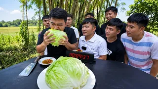 Hưng Vlog - Trò Chơi Đấu Giá Ăn Bắp Cải Luộc 1Kg Thời Gian Ngắn Nhất Nhận Thưởng 500$