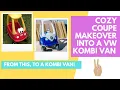 Cozy Coupe Car Makeover to a VW Kombi Van
