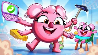 Busy Mommy Song – Mommy Needs Our Help! 😴Good Habits for Toddlers👩Baby Zoo Story