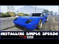 Installing Simple Speedometer SP Only Tutorial LSPDFR GTA V