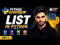 Python Lists Explained Python Masterclass Part 5 Hindi
