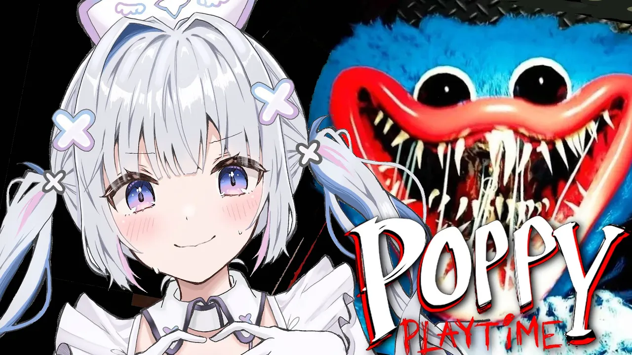 【Poppy Playtime】海外で話題のホラーゲーム！！顔こわっっ！！！！？？？？？【天音かなた/ホロライブ】