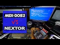 MSX-DOS2 vs Nextor v2 1 1 Write Speed Comparison