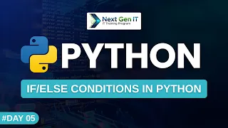 Python If Else Conditions Explained Decision Making in Python Day 05 Python Series