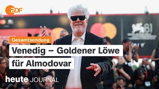 heute journal vom 07.09.2024 75 Jahre Bundestag, Goldener Löwe für Pedro Almodóvar