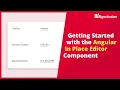 Getting Started with the Angular In-place Editor Component
