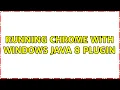 Ubuntu Running Chrome with Windows Java 8 Plugin