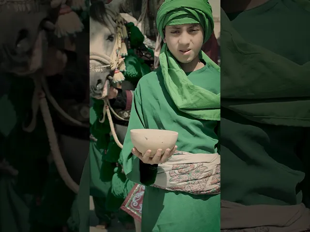 ⁣سيد الماء أبا الفضل العباس روى بتضحياته قلوب العاشقين حب الإمام الحسين عليه السلام