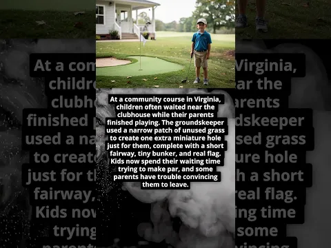 Why This Golf Course Has a 19th Hole for Kids ⛳🏌️