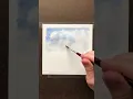 Easy Watercolor Clouds How to paint step by step