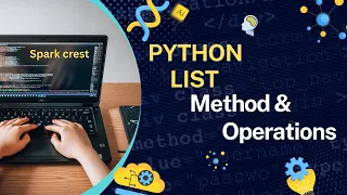 Python List Methods Operations append insert copy pop sort 1st Year List Method
