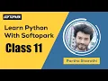 Python Programming Course for Beginners in Bangla Softopark Batch 01 Class 11