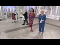 Linea by Louis Dell Olio Wild Flower Pull On Ruffle Skirt on QVC