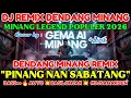 Lagu PINANG SABATANG (MARANTAU CINO) DJ MINANG REMIX EDM TERBARU 2025 BADENDANG Jo DJ BAS++ #djsanakden 