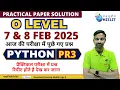 7 8 FEB Practical Paper Solution Python Programming PR3 M1-R5 1 O Level Practical JAN 2025