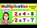 Multiplication Counting by 2 s Learn to Multiply Math is Fun Math for Kids Teacher Aya