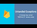Unhandled Exception -app A Firebase App named DEFAULT already exists