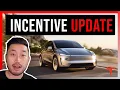 Tesla Incentive Update