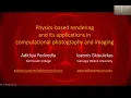 Physics-based rendering for computational imaging CVPR 2023 tutorial