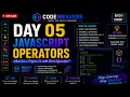 MERN Job Ready Program Day 05 JavaScript Operators - Part 1 CodeWeavers