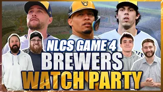 LIVE NLCS Game 4 Watch Party Brewers Down 3-0 Win or Go Home ESPN Wisconsin Reactions