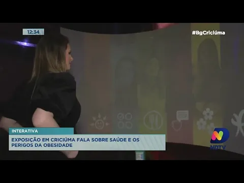 Exposição em Criciúma fala sobre saúde e os perigos da obesidade