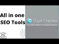 Duplichecker Text Analysis Website Management Keyword Research Tool
