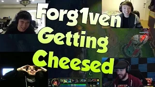League of Legends Funny Stream Moments #33 - FORG1VEN GETTING CHEESED!