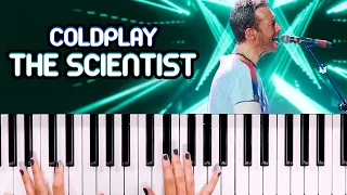 Portada del video EL CIENTÍFICO - Coldplay | clase de teclado
