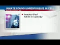 Buffalo County Jail inmate dies
