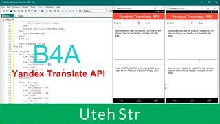 Basic4Android B4A Yandex Translate API with Basic4Android B4A