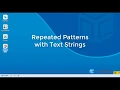 Repeated Patterns with Python Text Strings