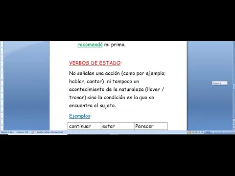 Download MP3 Verbos de Accion. De Estado y de Proceso