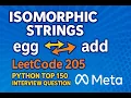 Isomorphic Strings - LeetCode205