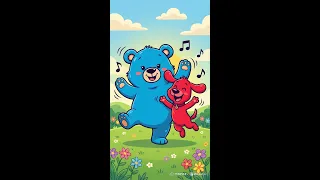 Blue Bear Red Dog Learn Colors Dance